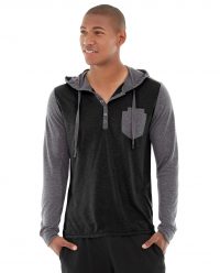 Chaz Kangeroo Hoodie - S, Black
