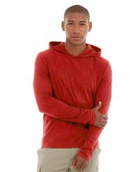 Teton Pullover Hoodie - L, Red